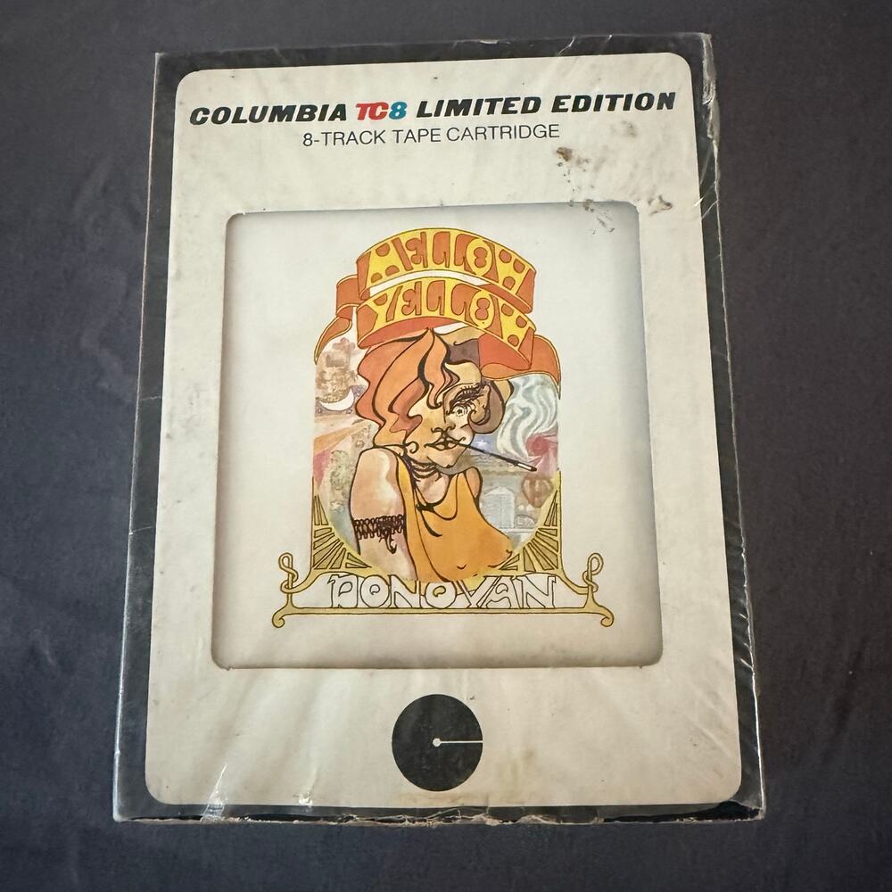 Donovan Mellow Yellow Columbia TC8 Limited Edition 8-Track Tape Untested
